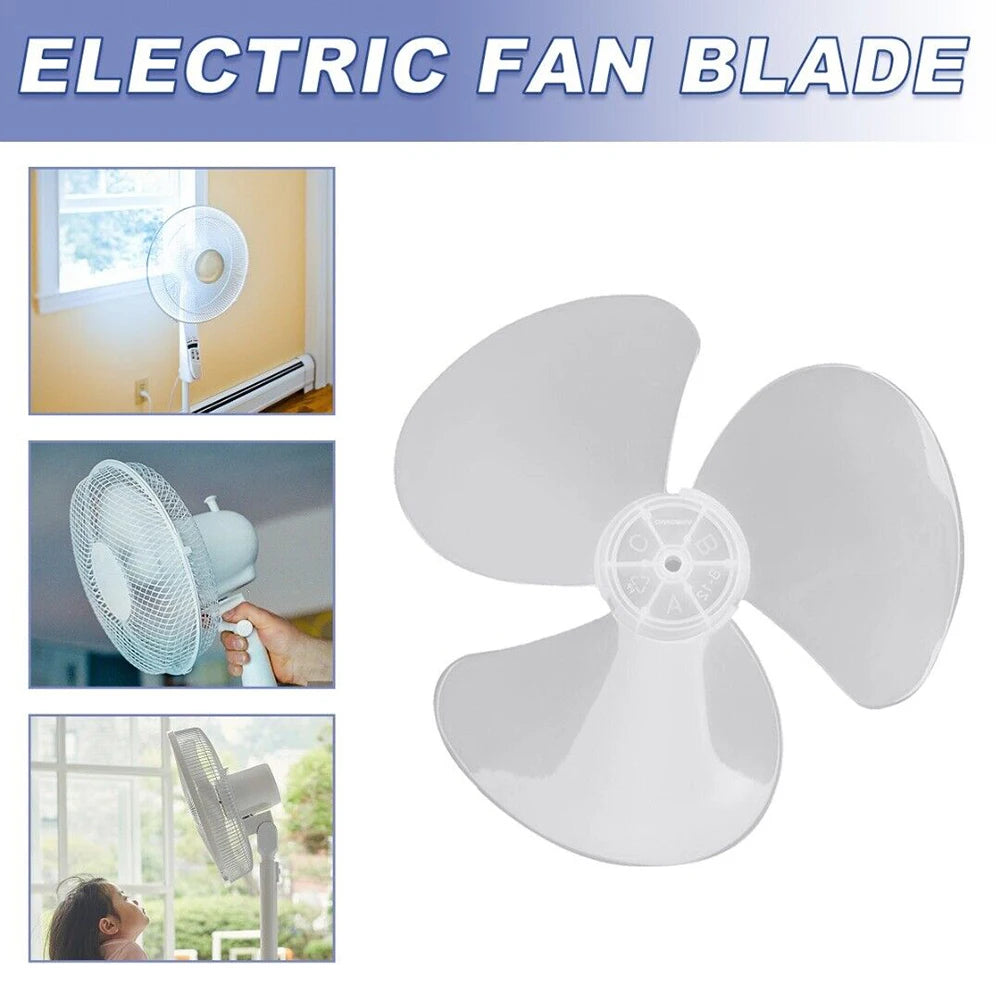 High Quality Fan Blade 3 Leaves Radius 14cm Standing Pedestal Floor Wall Table Fanner Transparent Black Transparent White