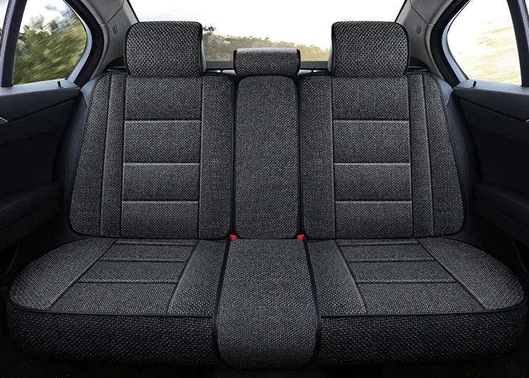 Universal Flax Car Seat Cover For Suzuki Grand Vitara SX4 Swift Ignis Auto Accessories Interior Breathable Protector Pads 차량용품