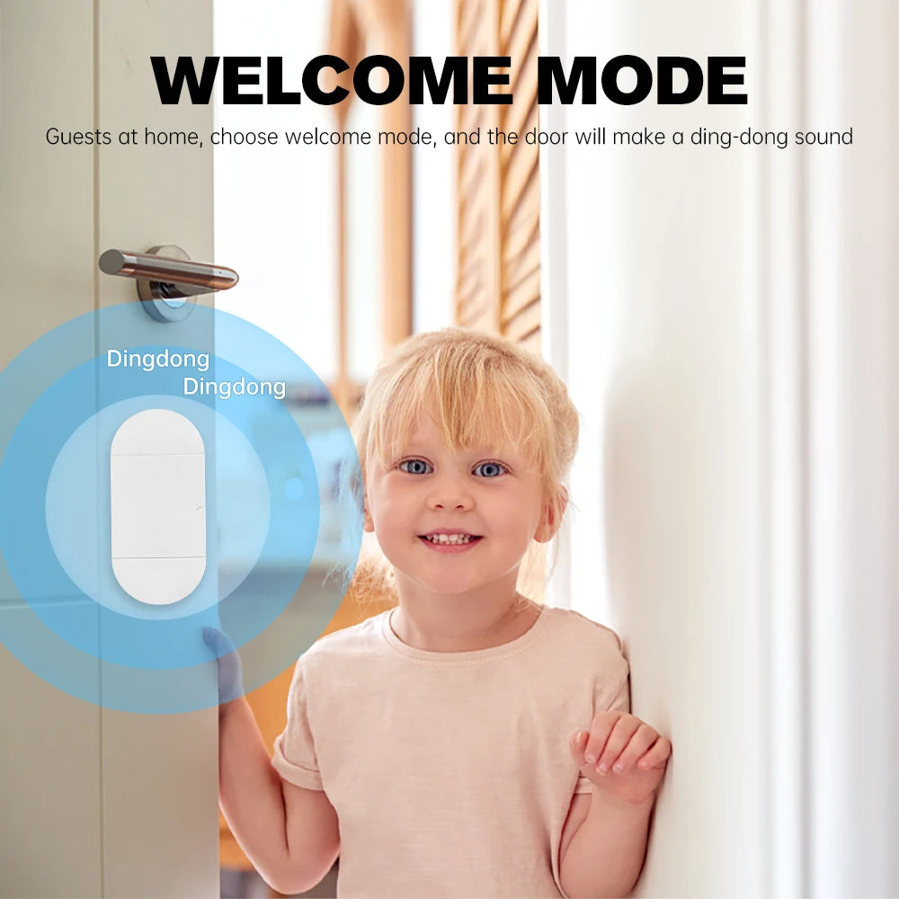 Safety Wireless Door Alarm for Home Security Personal Security Window Alarms Sensor Burglar Door Alarm for Pool, Cars, Sheds