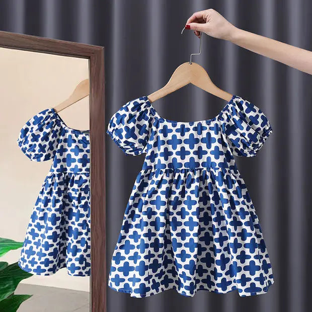 Casual Summer Kids Girls Dress Floral Kids Clothes Baby Girl Princess Dress New Flower Girl Dresses Toddler Baby Girl Clothing