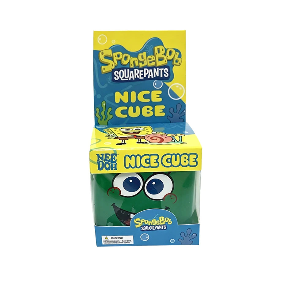 Squishy In Stock SpongeBob Squishy Stress Relief Cube Toy, Malt Sugar Slow Rebound Squeeze Fidget Toy Birthday Gift