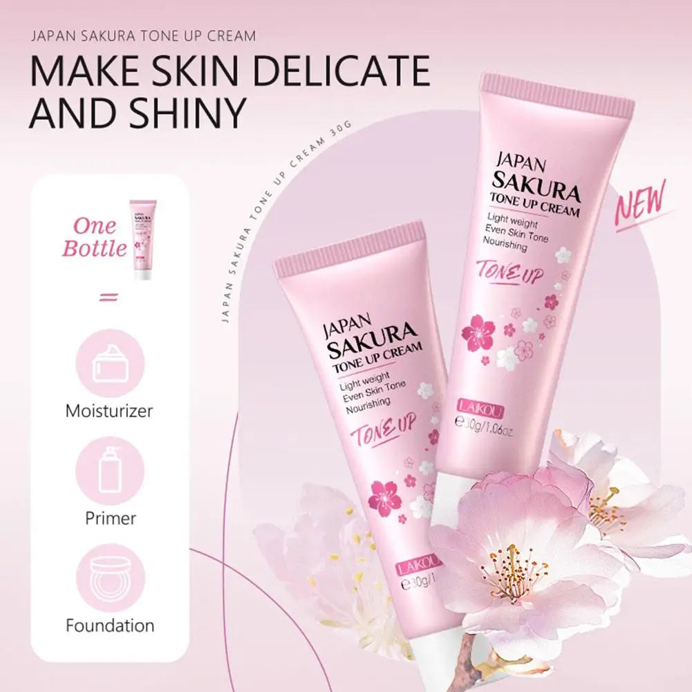 Sakura Skin Care Sets Face Cream Serum Toner Facial Cleanser Sunscreen Eye Cream Face Skin Care Set Gift box Routine Travel Kit