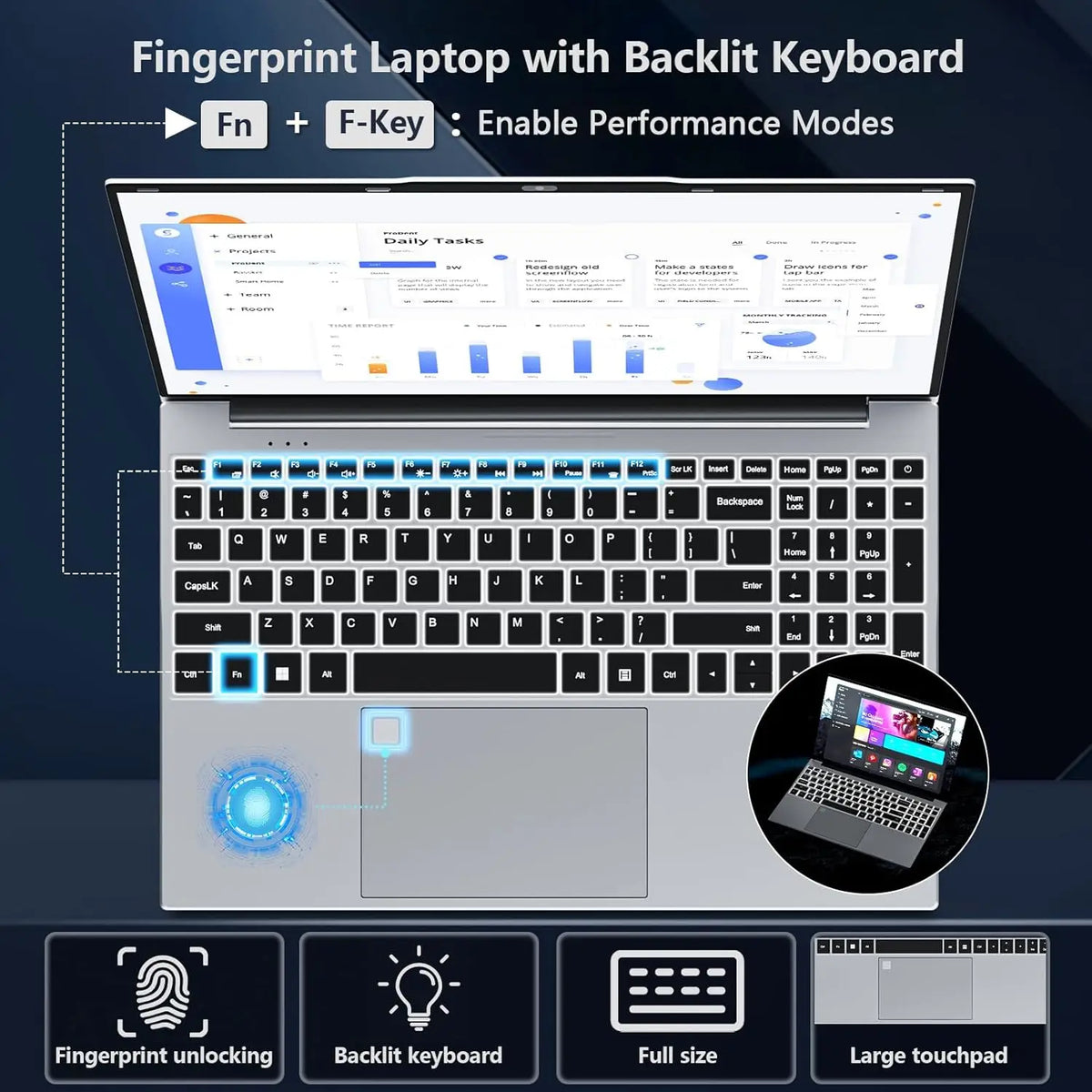 2026 Laptop Computer Intel Core i7 1165G7 Windows 11 Pro Notebook PC 16GB RAM 512GB 1TB 2TB SSD 1080P Office Study Computer PC