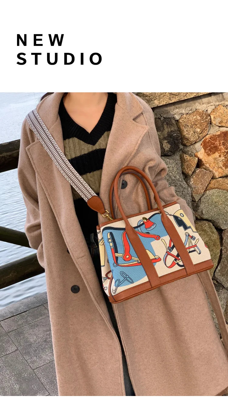 Elegant Classic Diaper Bag For Ladies Leather Crossbody Handbag High End Minimalist Unique Leisure Business Solid Color