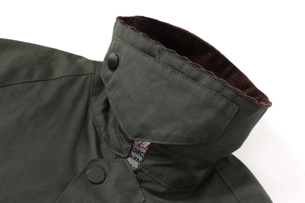 Cropped Canvas Un-wax Sl Spey Vintage Safari Olive Sage Green Outdoor Fishing Windbreaker Utility Tactical Hunting Coat For Men