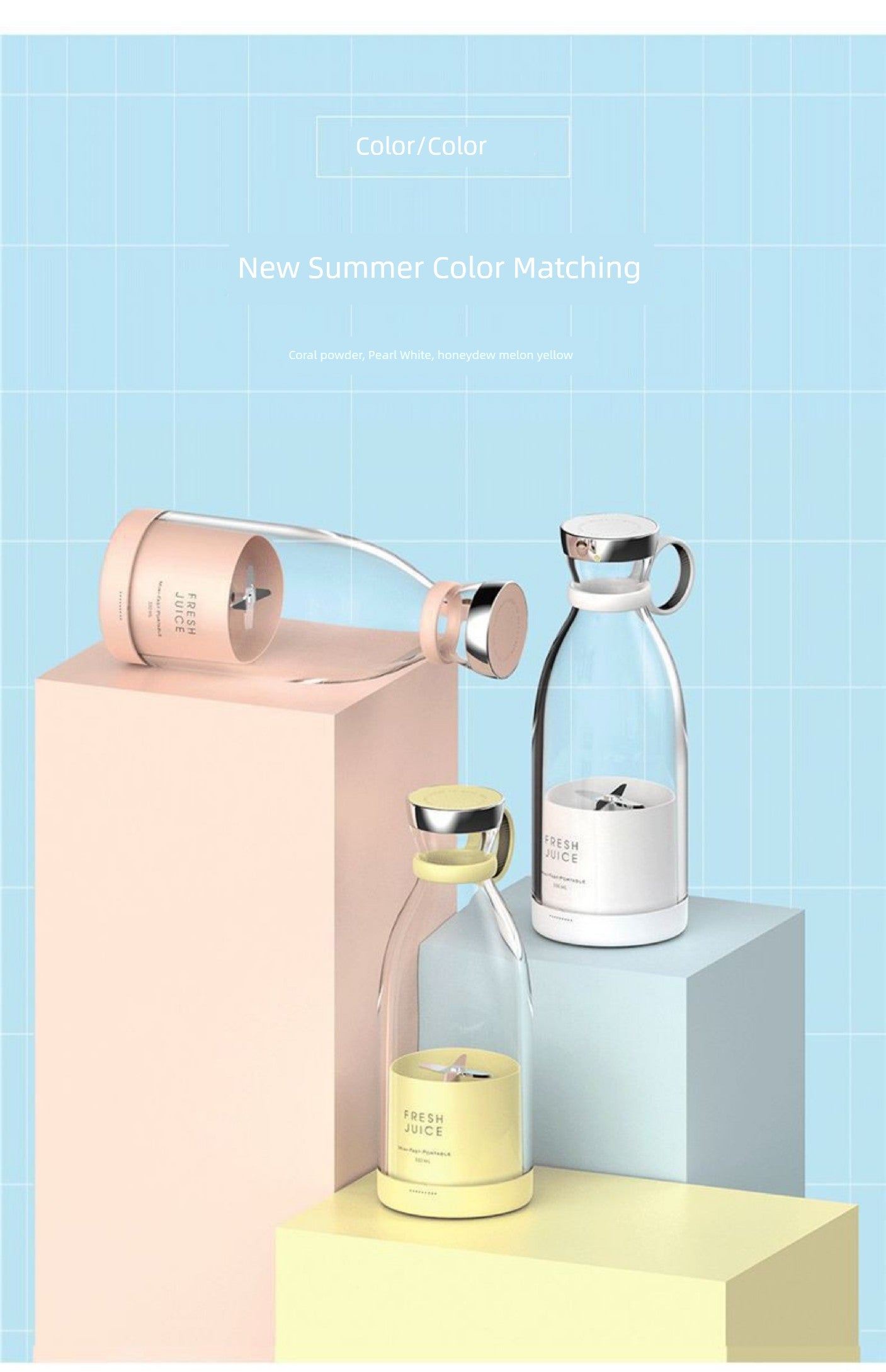 Portable Electric Juicer Cup 110 V220v Neutral US Juicer Canada Fruit Juicer Wireless USB