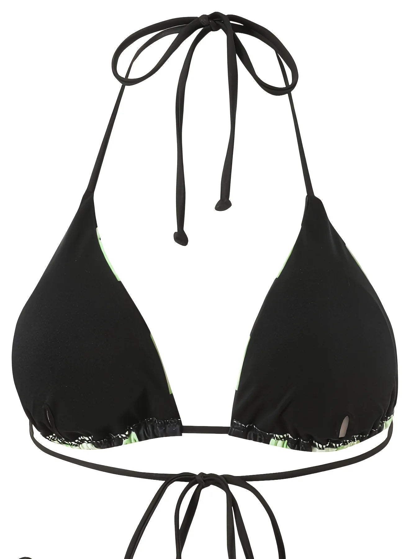 Sexy Bikini Retro Print Tropical Skirted Three-Piece Beachwear Strapless Strap-On Swimsuit Female Adult High Elasticity Backless