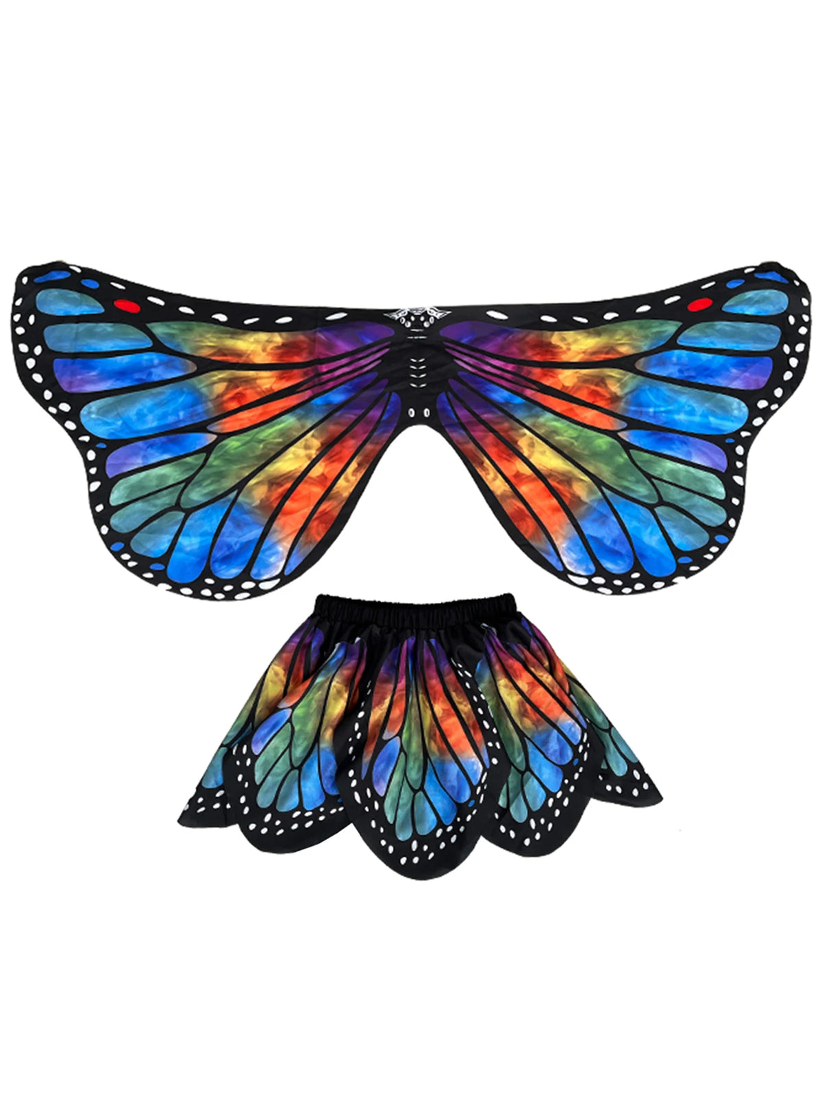 Halloween Kids Butterfly Costume Girl Fairy Butterfly Wings Blue Pink Purple Costume