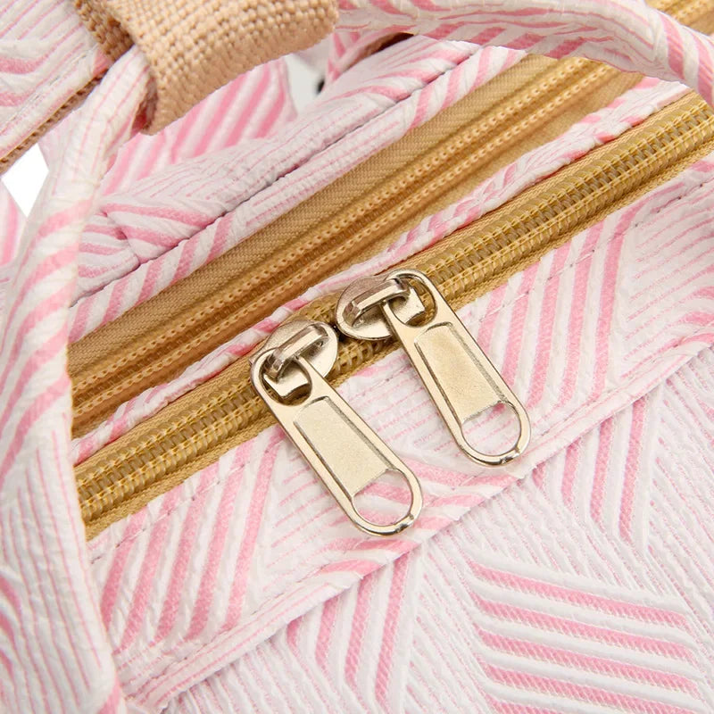 Baby Diaper Bag with Stroller Hooks Portable Baby Crib Diaper Changing Pad Baby Carrier Bag for Activity Mom Backpack 30*20*40cm