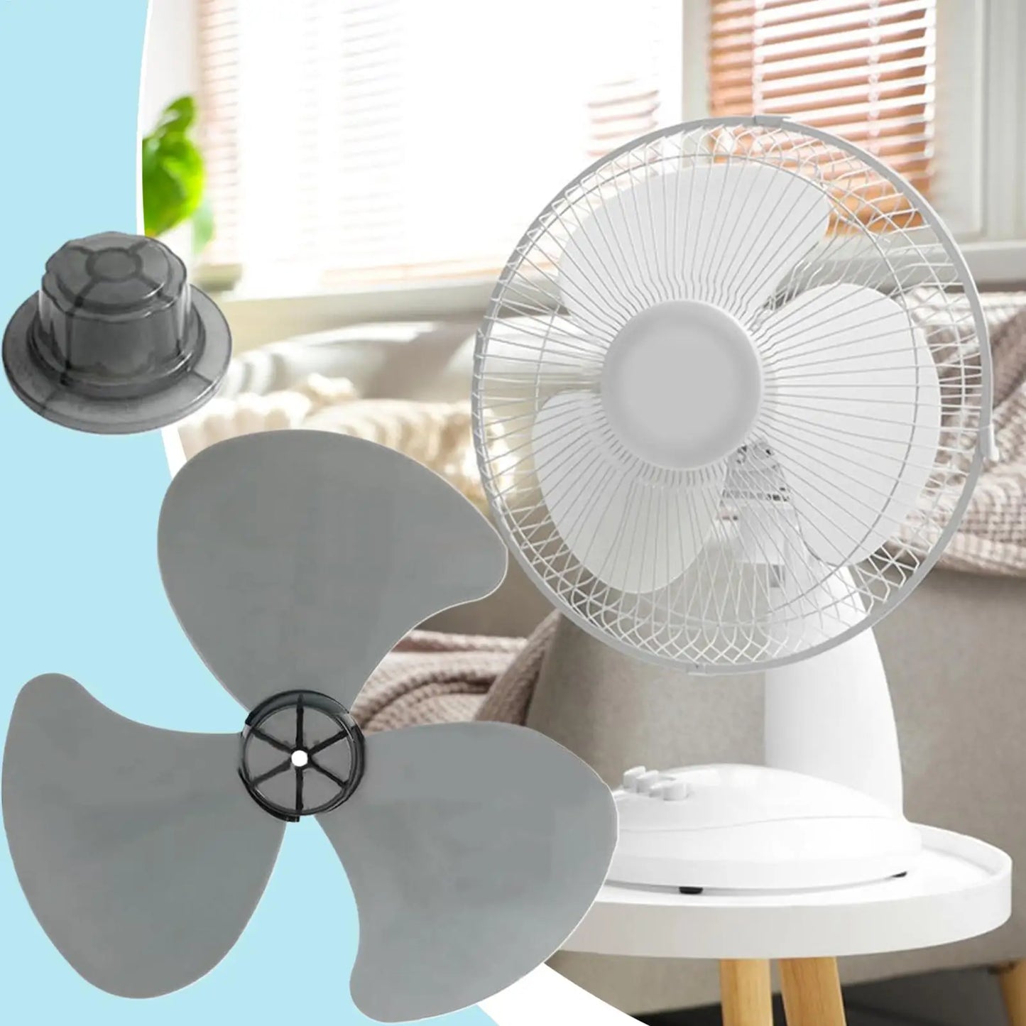 Fan blade replacement electric Standing Floor Fan Leaf Ceiling Fan Cooling Parts for Living Room Bedroom Basement