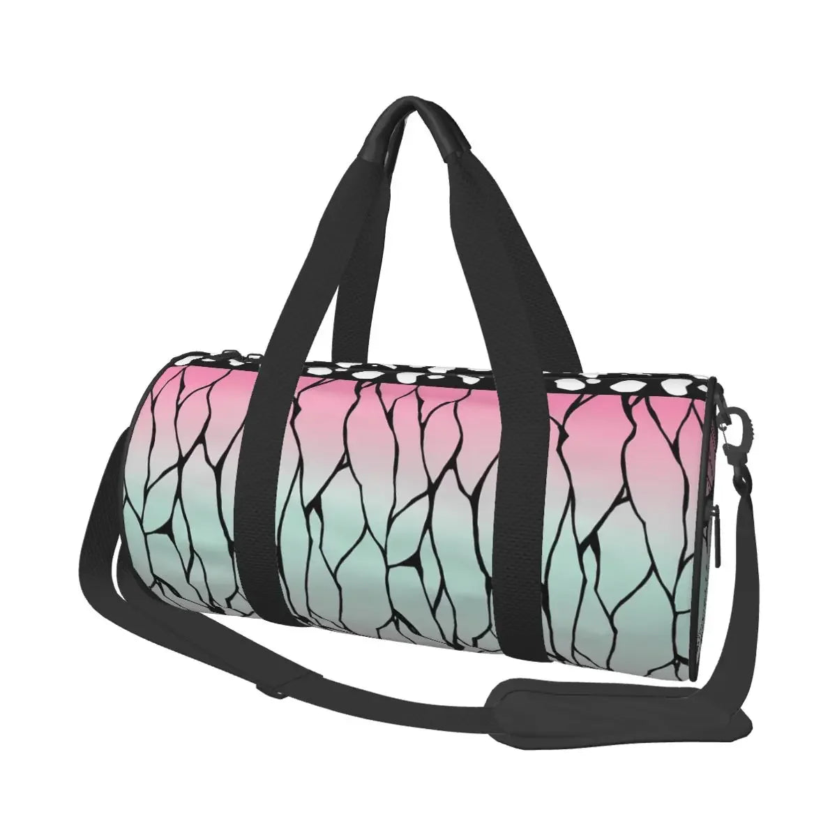 Anime Kamado Tanjirou Gym Bag Funny Weekend Sports Bags Large Swimming Pattern Handbag Funny Fitness Bag For Men Women