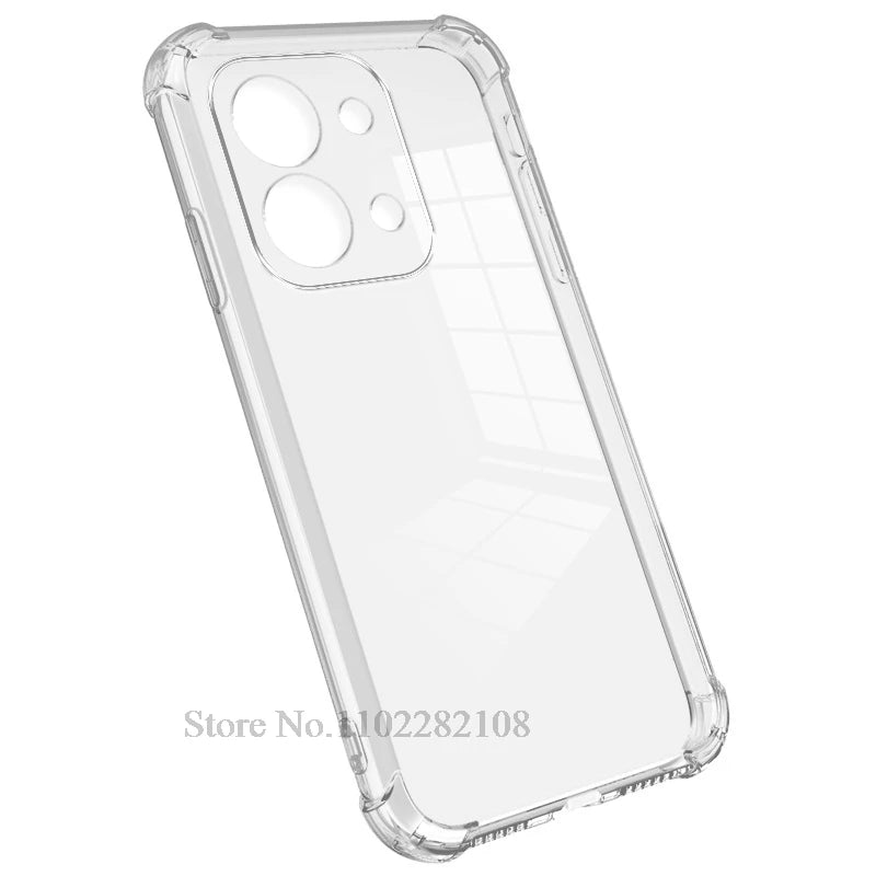 Shockproof Clear Cover For Xiaomi Poco C85 C75 C65 C71 C40 POCO F7 Ultra F6 F5 F2 Pro F4 F3 GT Transparent Silicone Case Fundas