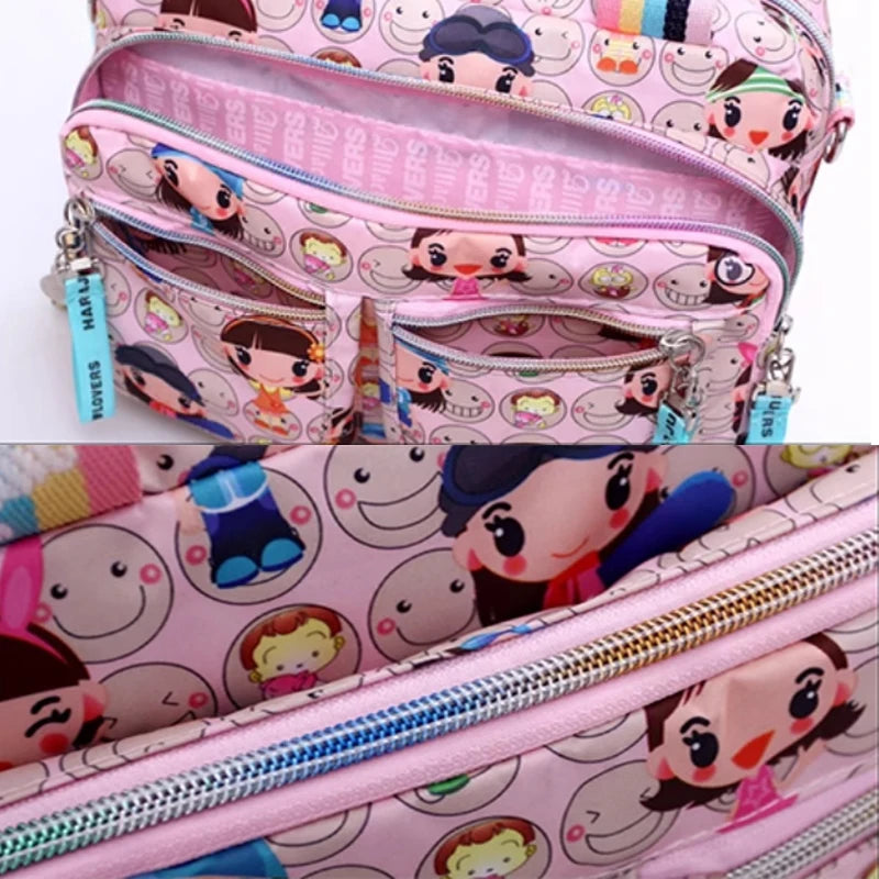 Women Crossbody Bag Canvas Casual Oxford Cloth Messenger Large Capacity Handbag Wallet Multifunctional Waterproof Shoulder Bags
