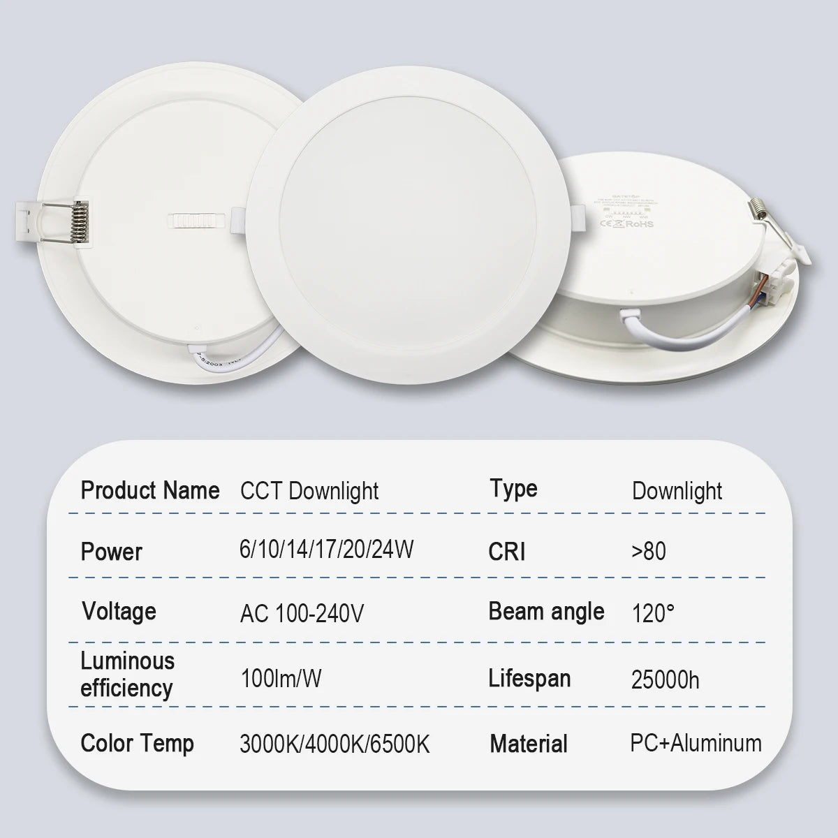 1-10pcs Led Surface Mounted Spot Downlight CCT 3000/4000/6500K Anti-glare Ceiling Lamp Foldable Spotlights for BedRoom Bathroom