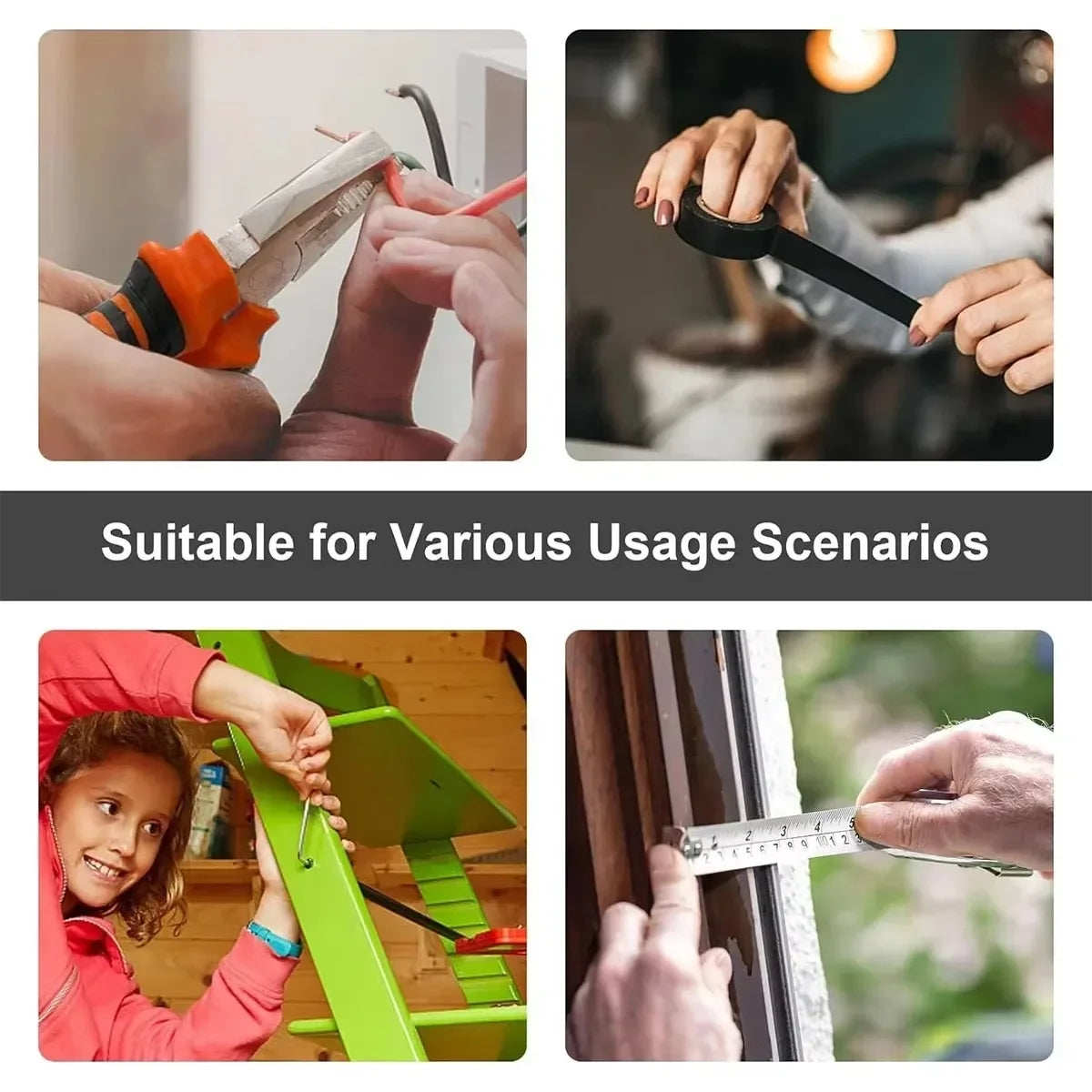 Tools Set General House Hold Hand Tool Kit with Plastic Toolbox Storage Case Used To Car Repair and Home Repair