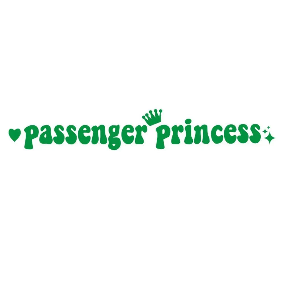 Passenger Princess Passenger Princess Car Stickers Self Adhesive Reflective Passenger Princess Sticker Personality Funny