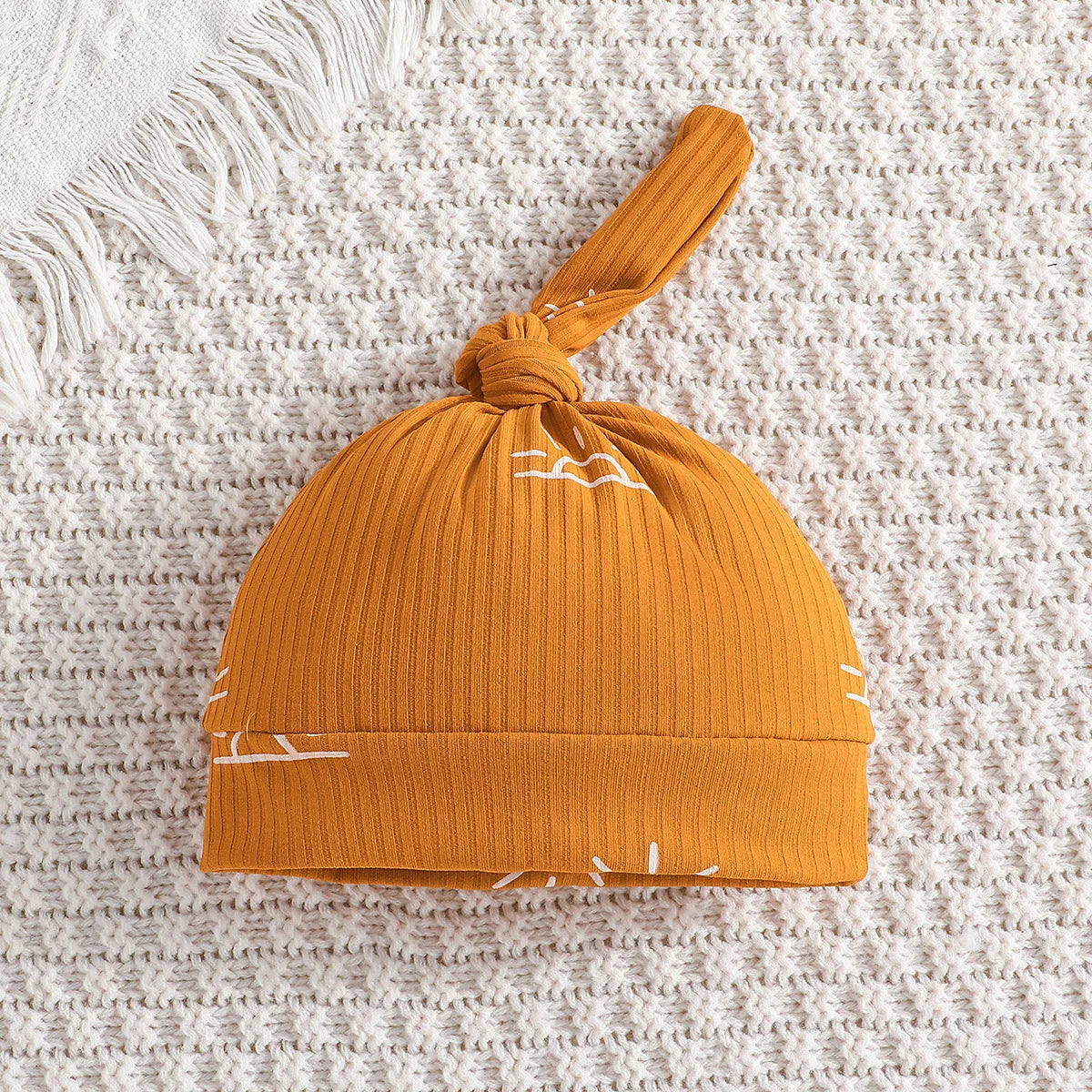 3PCS Baby Boys Clothes Set Spring Autumn Knitted V-neck Romper+infant Pants+hat Newborn Outfits , Newborn Clothing 0-18M