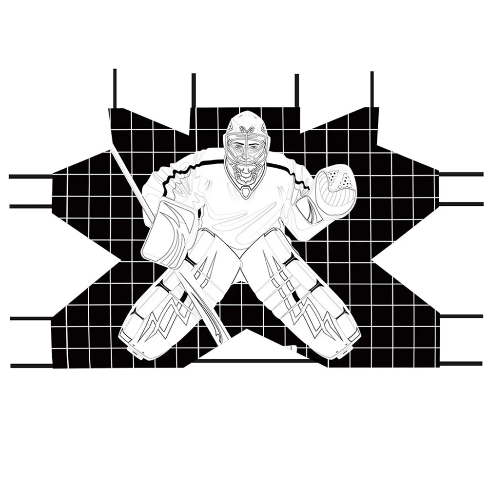 Hockey Goalie Shooting Target Street Hockey Net Goalie Target Hockey Goal Practice Target for Hockey Training