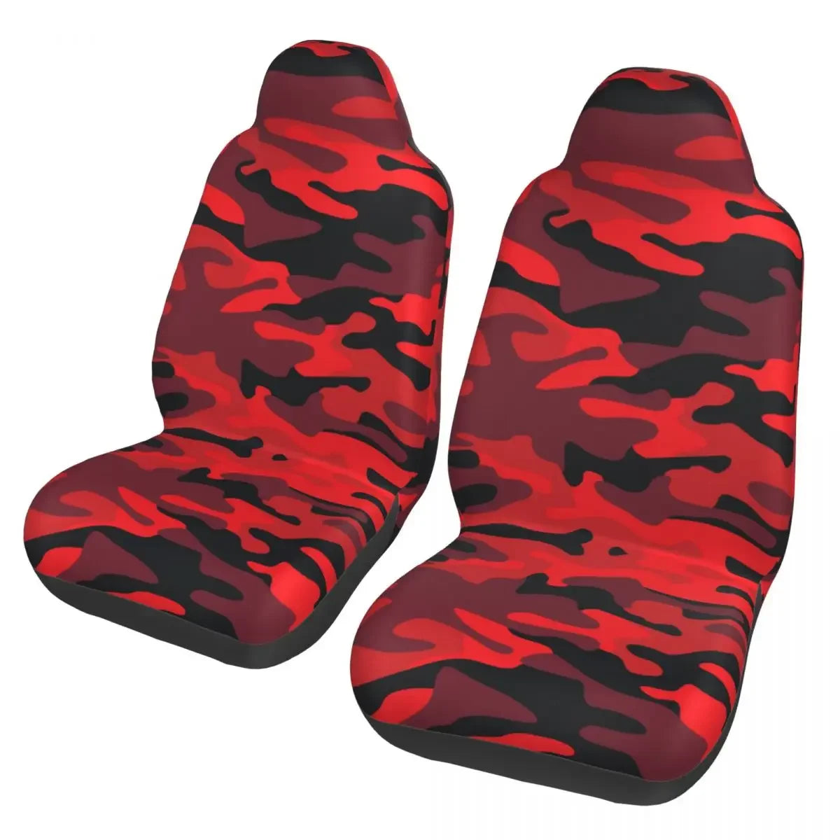 Urban Style Camouflage Universal Car Seat Cover Off-Road For SUV Multicam Front Rear Flocking Cloth Cushion Fabric Hunting