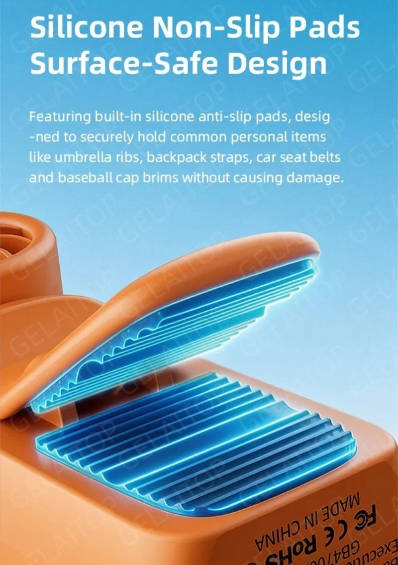 New Mini Fan Handheld Small Portable Fan Cooling Turbo 5 Speeds 3000mAh LED Display 180° Rotatable Clip Type-C Rechargeable Fans