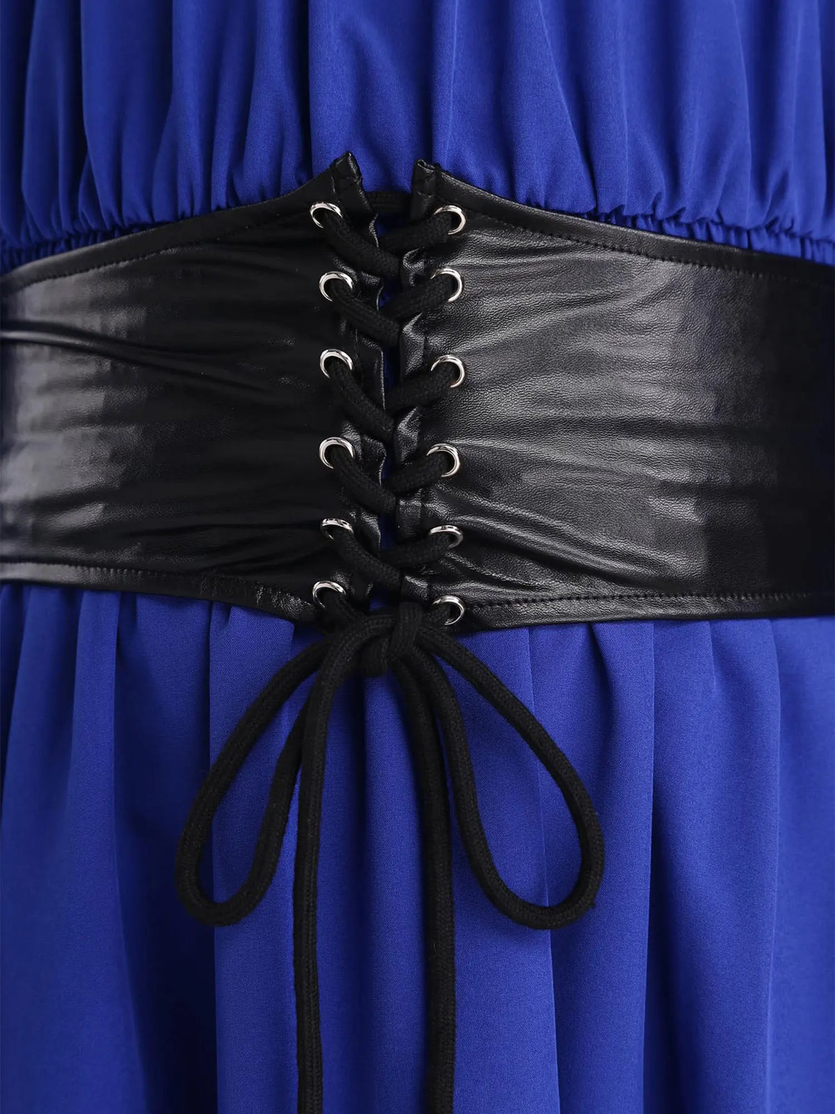 Girls Halloween Medieval Renaissance Witch Vampire Cosplay Costume Victorian Gothic Dress Off Shoulder Smocked Irregular Gown