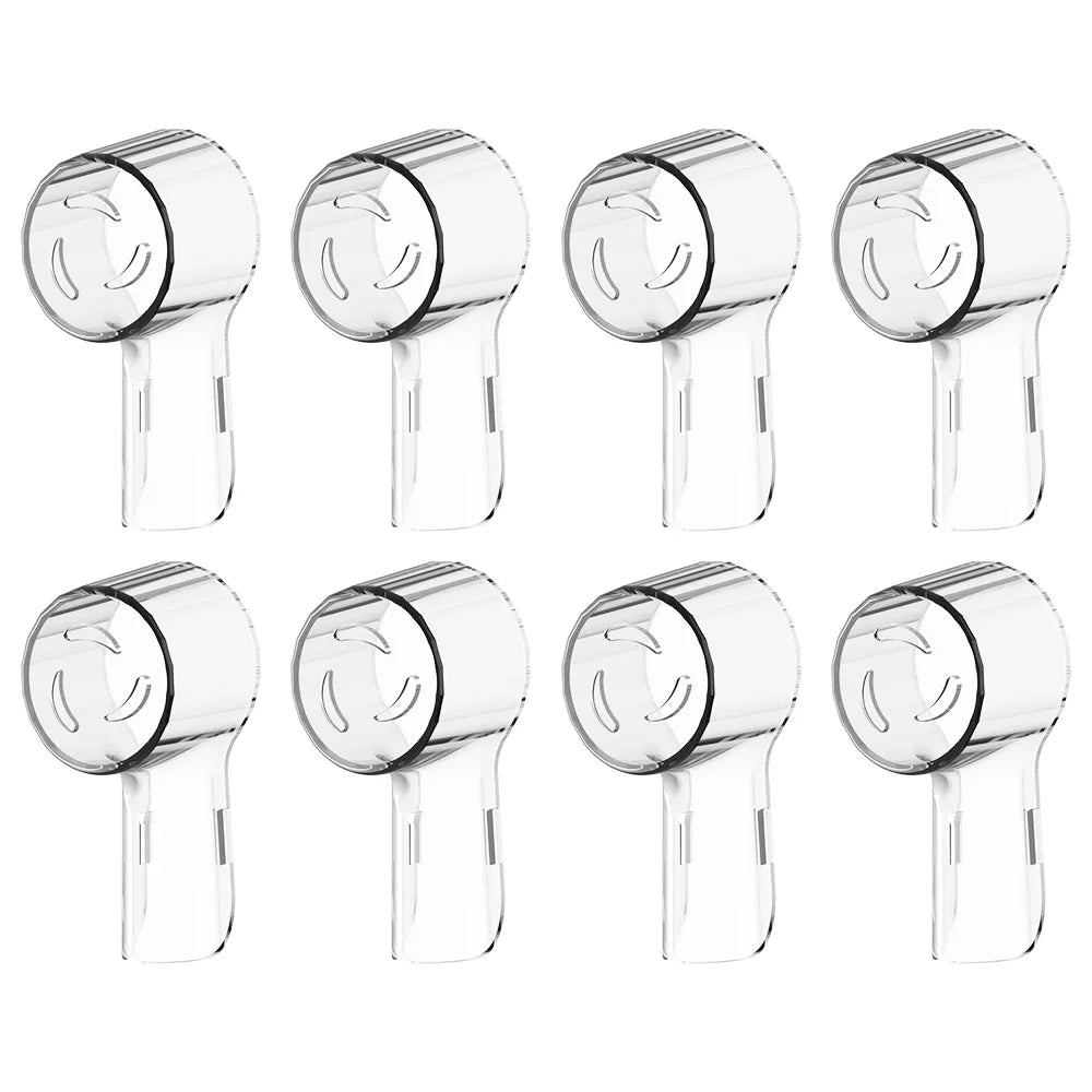 Toothbrush Dustproof Covers Caps Compatible with Braun Oral B Replacement Heads and iO Series Electric Toothbrush Head Protector