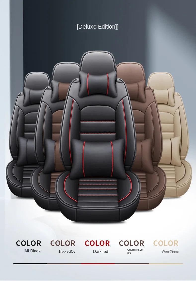 Universal Style Car Seat Cover for Volkswagen Touareg Golf ID3 ID4 X T-Cross Car Accessories Interior Details Seat Protector