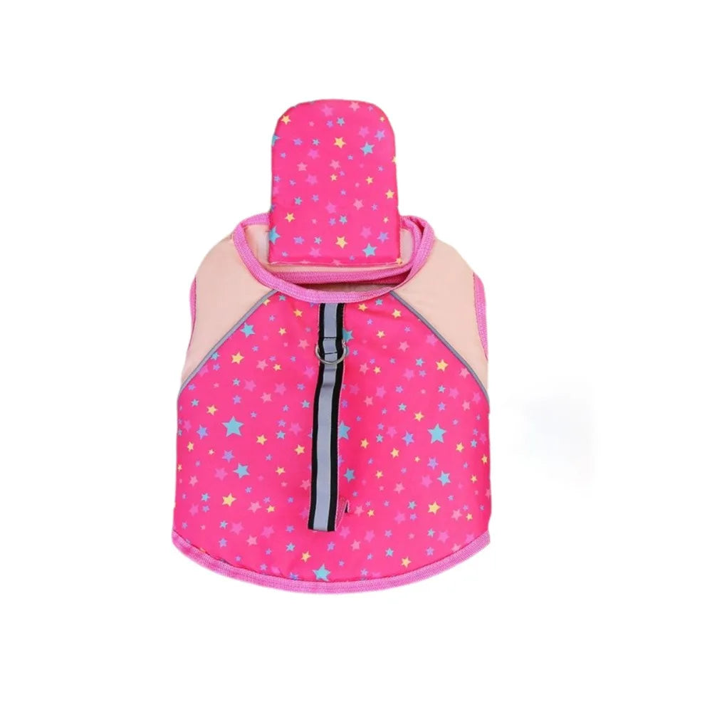 Pet Supplies Adjustable Pet Swimming Jacket High Flotation Reflective Dog Swimming Vest Breathable Pet Life Vest Swimming