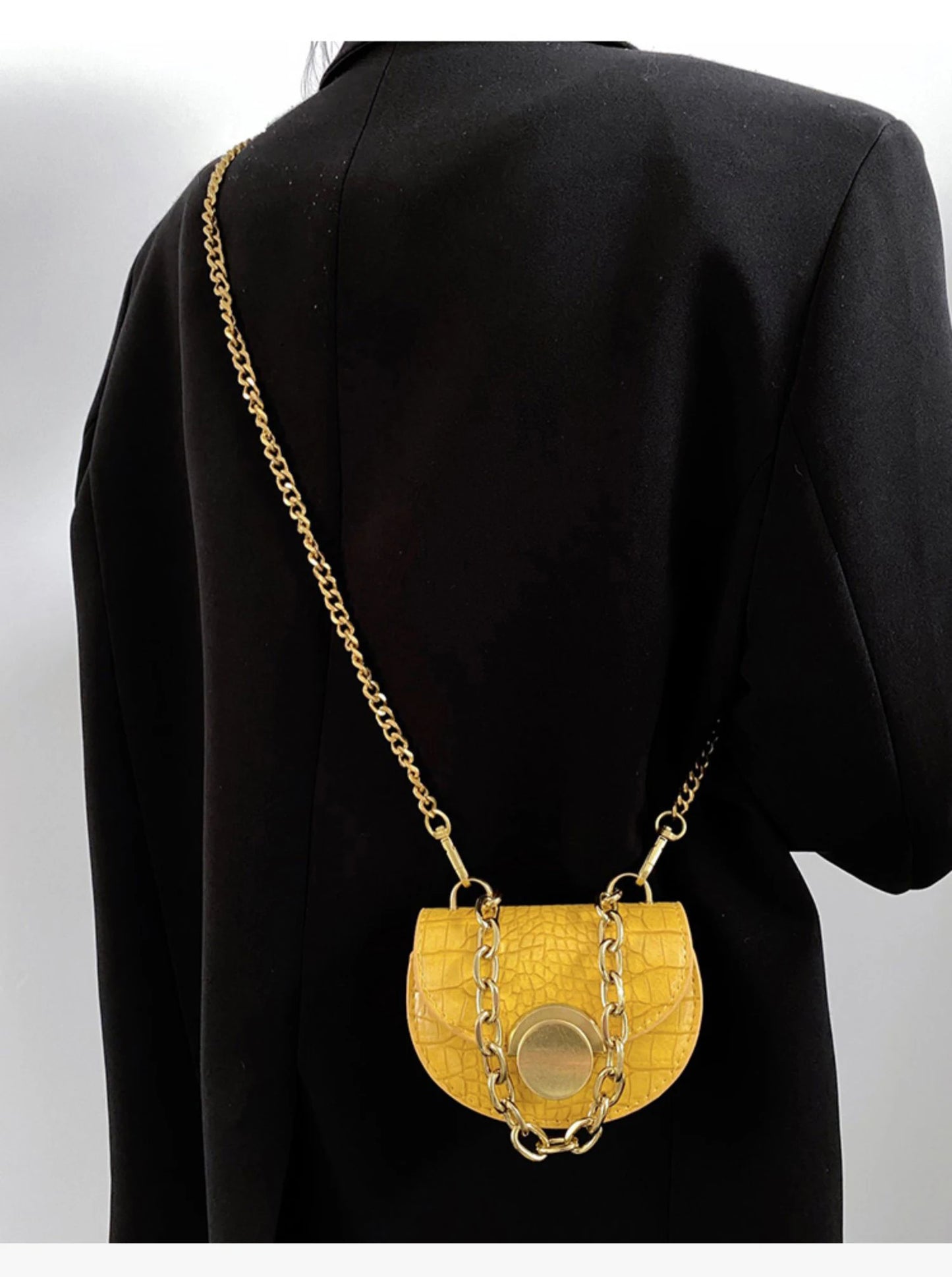 Fashion Chain Mini Crossbody Bag Women Classic PU Leather Flap Design Lipstick Coin Purse Girl Cute Earphone Bags