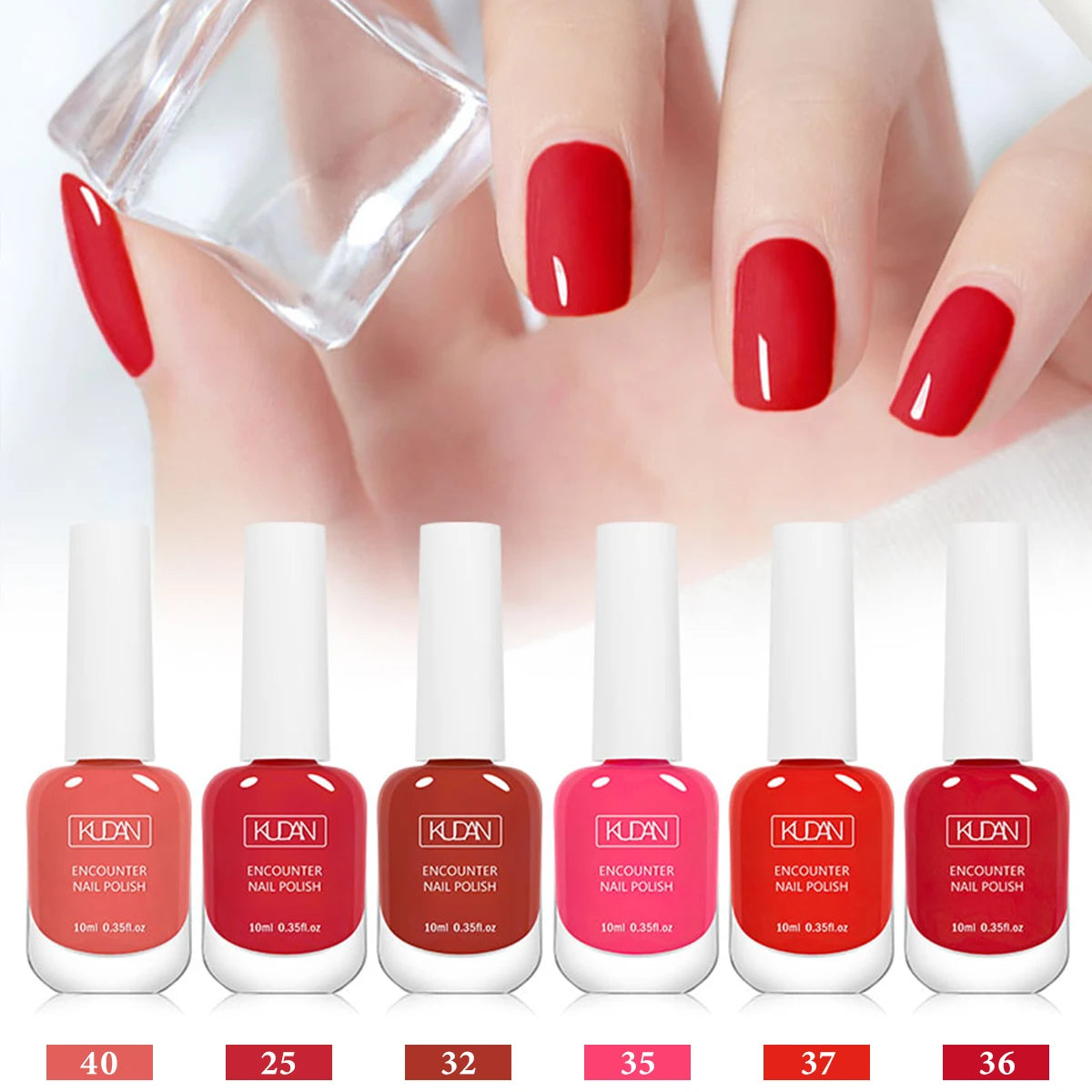 6Pcs/Set 10ml Nude Pink Nail Polish Water-Based Nail Polish Odorless Fast-Drying,No Need To Bake, Suitable For All Seasons Salon