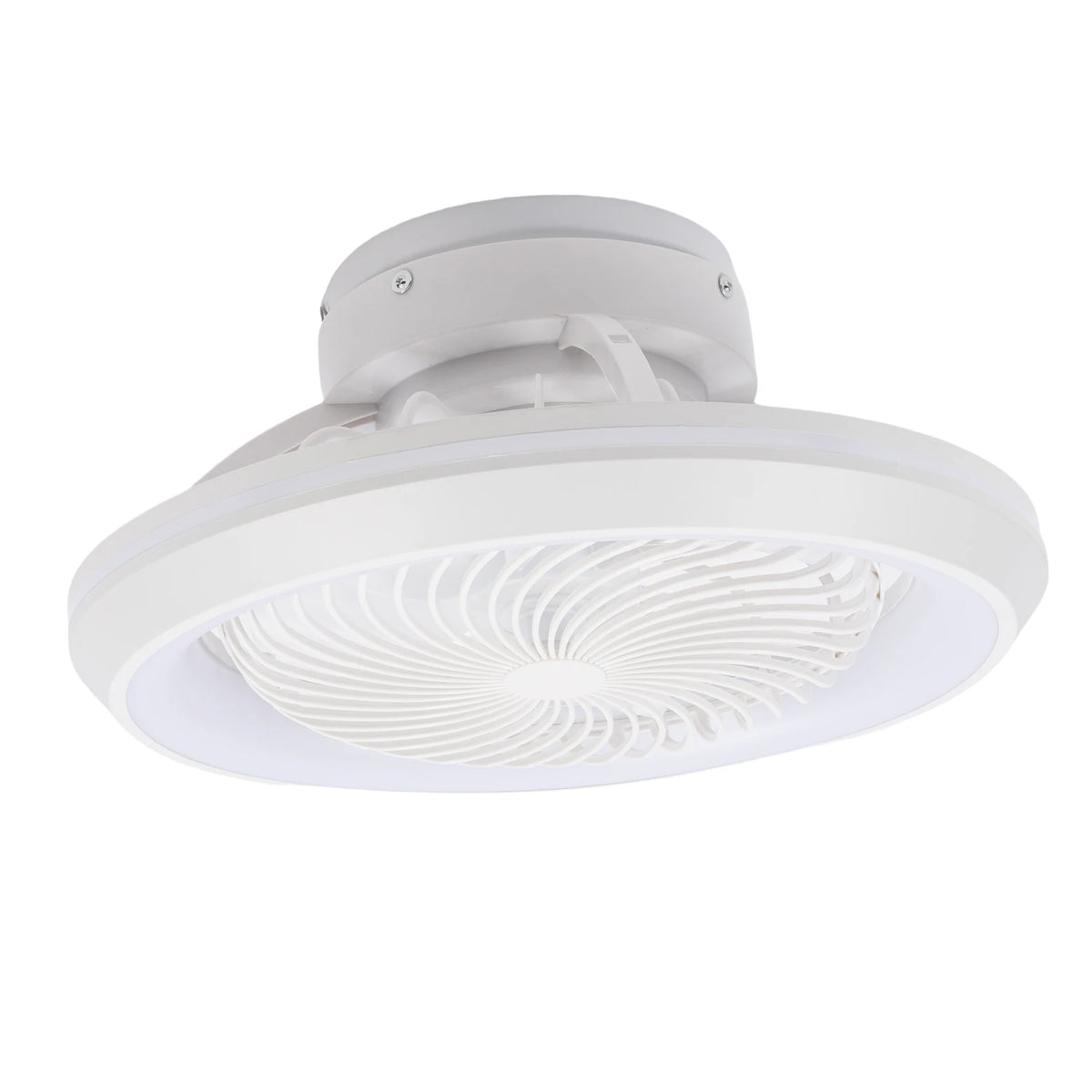 360 Degree Enclosed Circular Fan Light with Remote Control, 3-color Light, Ceiling Light for Living Room, Bedroom, Dining Room
