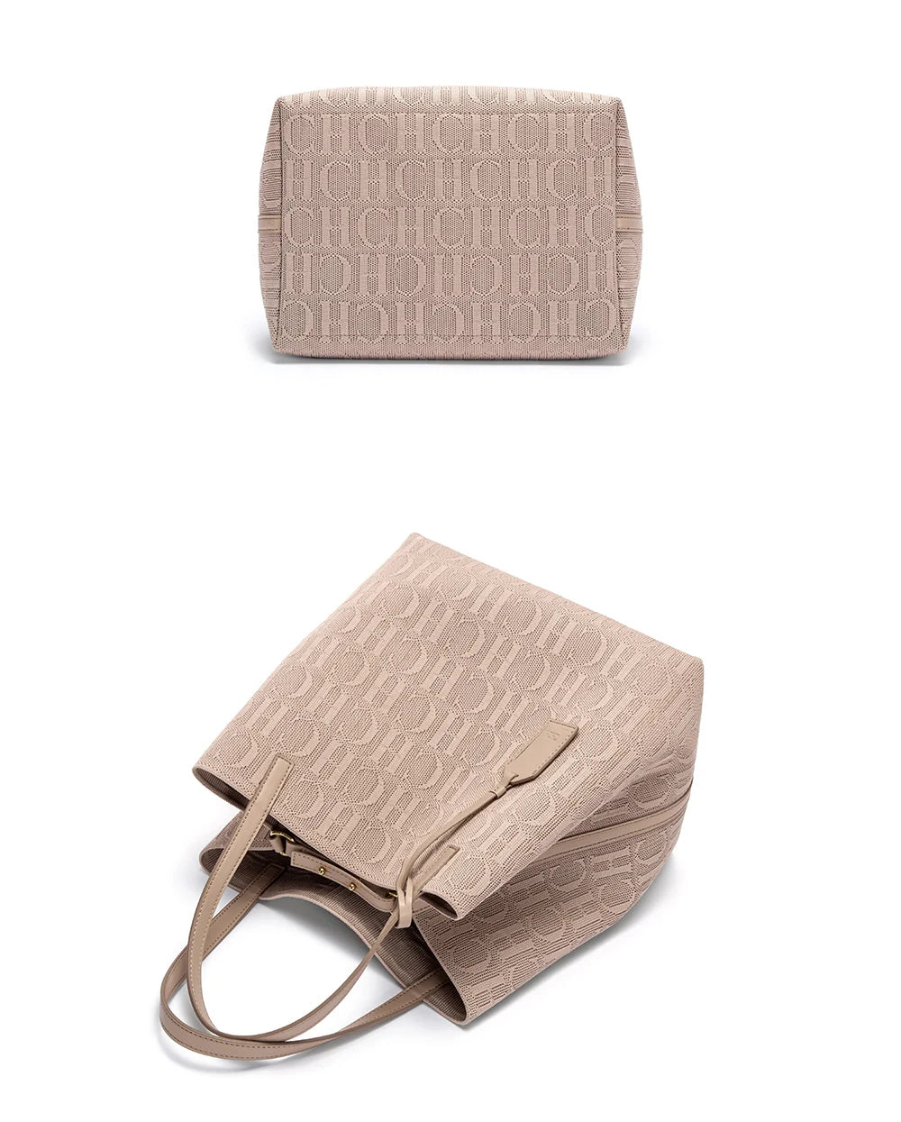 Women's Luxury Design Multi functional Handheld Shopping Handbag Fashionable New 2024 Solid Color Handbag