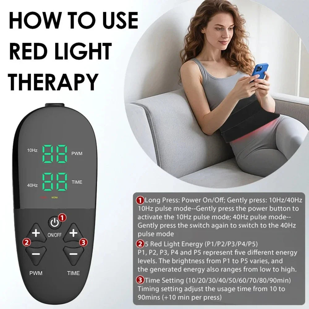 210pcs Red Infrared Light Therapy Pad LED Beauty Devices LED Bead Red Light Belt for Face and Body Back Knee Hands Feet Relief