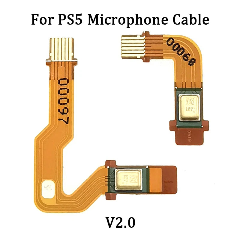 1Set Microphone Flex Cable For PS5 V1 V2 V3 Gamepad Controller Flat Cable For PS5 BDM-010 020 030 Handle Inner Mic Ribbon Cables
