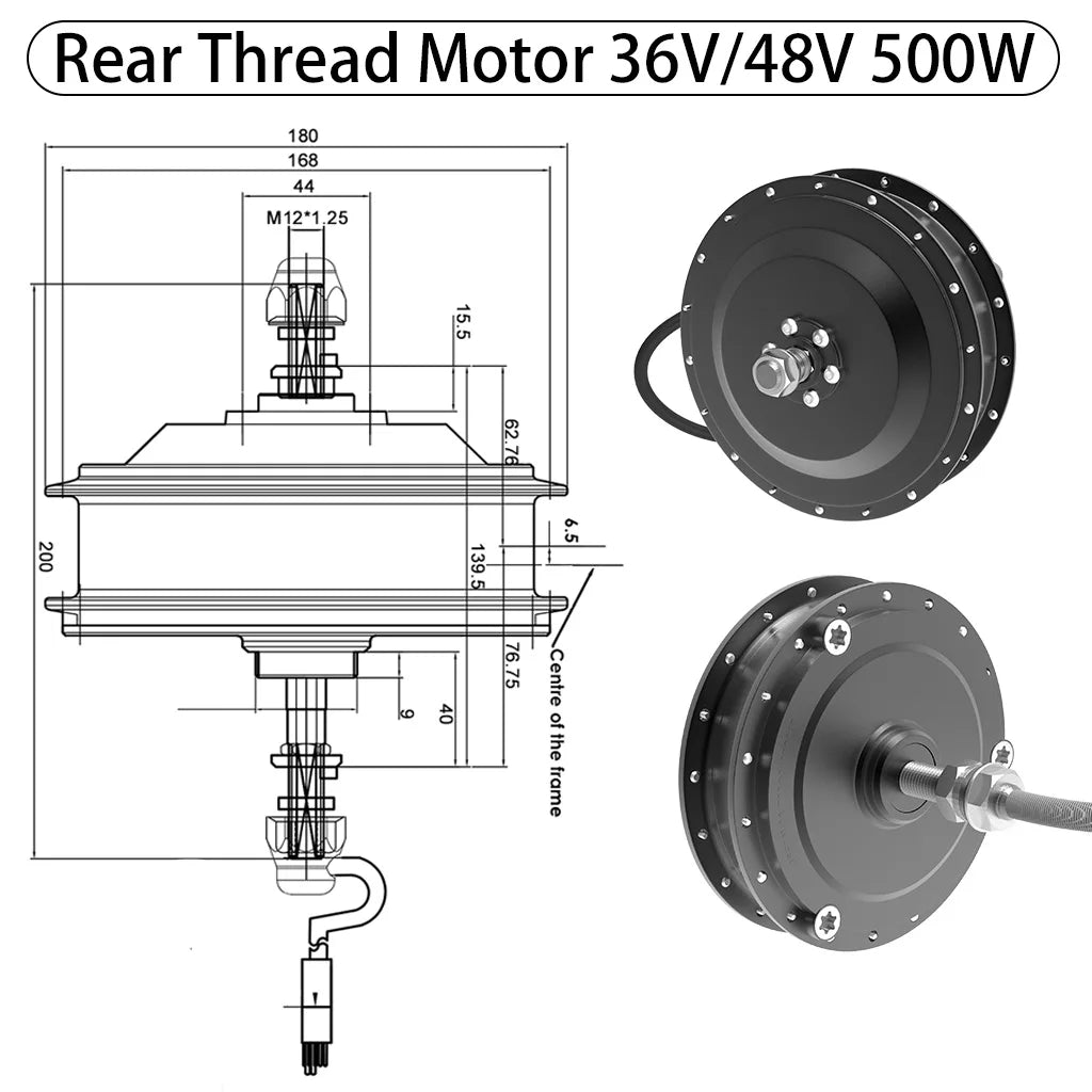 250W 350W 500W High Spedd Ebike Hub Motor & Assembled Wheel 20-29Inch 700C Tyre Electric Bicycle  Rotary Cassette Ebike Kit