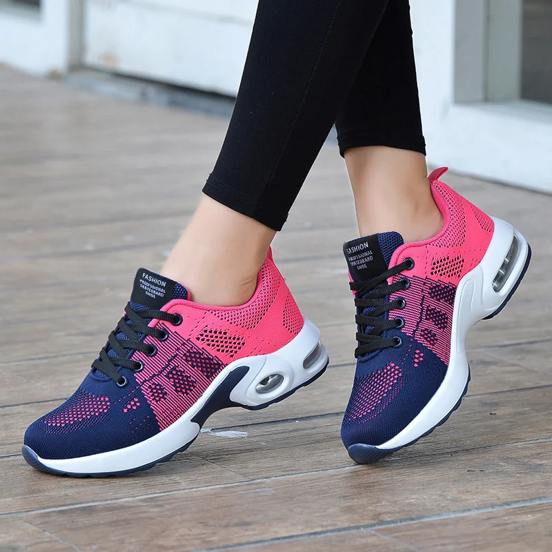 Women Running Shoes Breathable Casual Shoes Outdoor Light Weight White  Sports Shoes Casual Walking Sneakers for Wamen