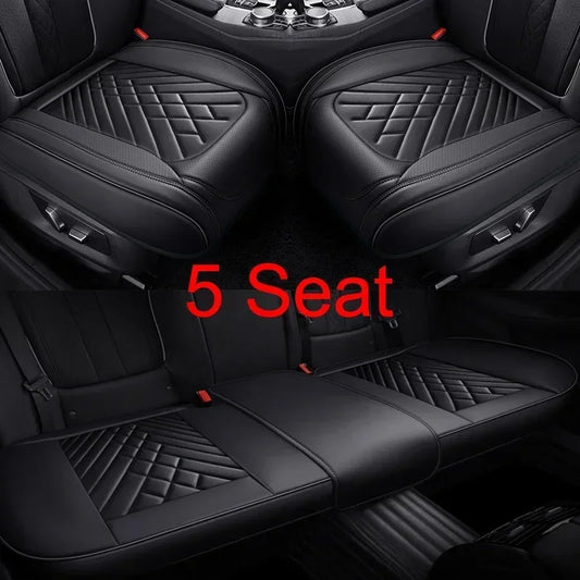 Full Coverage Pu Leather Car Seat Cover Cushion for KIA Sportage Ceed Rio Niro Optima Soul Forte Spectra Sorento Car Accessories