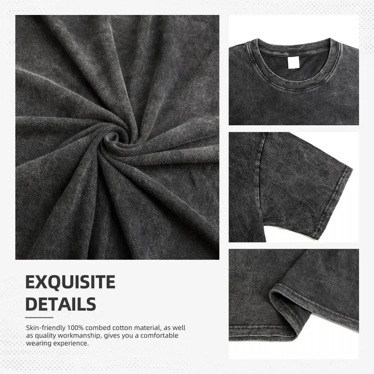 Hot Anime Demon Slayer Kokushibo Graphic T-Shirt Men Women Manga Tshirts Washed Cotton T Shirt Harajuku Unisex Vintage Top Tees