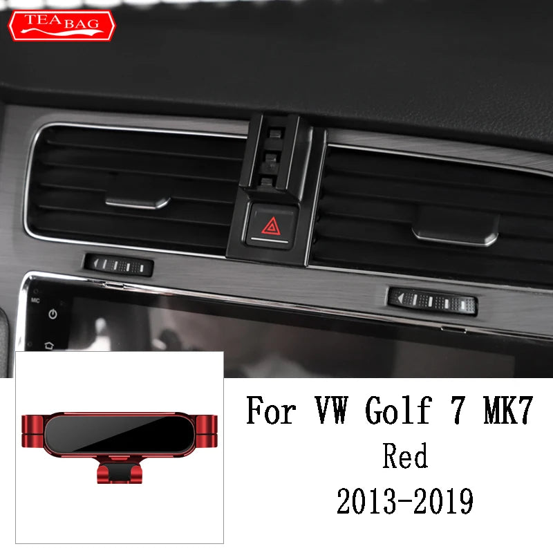 Adjustment Car Phone Holder For Vw Volkswagen Golf 7 Mk7 2013-2019 Golf 8 Mk8 2020-2022 Air Vent GPS Gravity Stand Special Mount