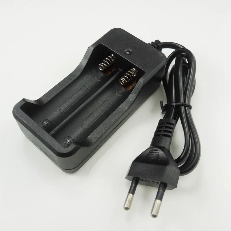 Dual Slots USB Batteries Smart Charger EU Plug 18650 26650 14500 Universal Battery Charger For Li-ion 3.7V Rechargeable 2 Slots