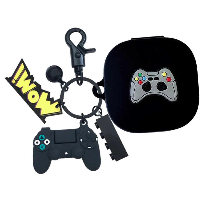 Cartoon Game Silicone Earbuds Protective Case For QCY T13 Earphone Shockproof Skin Shell Charging Box Cover For QCY T13 ANC