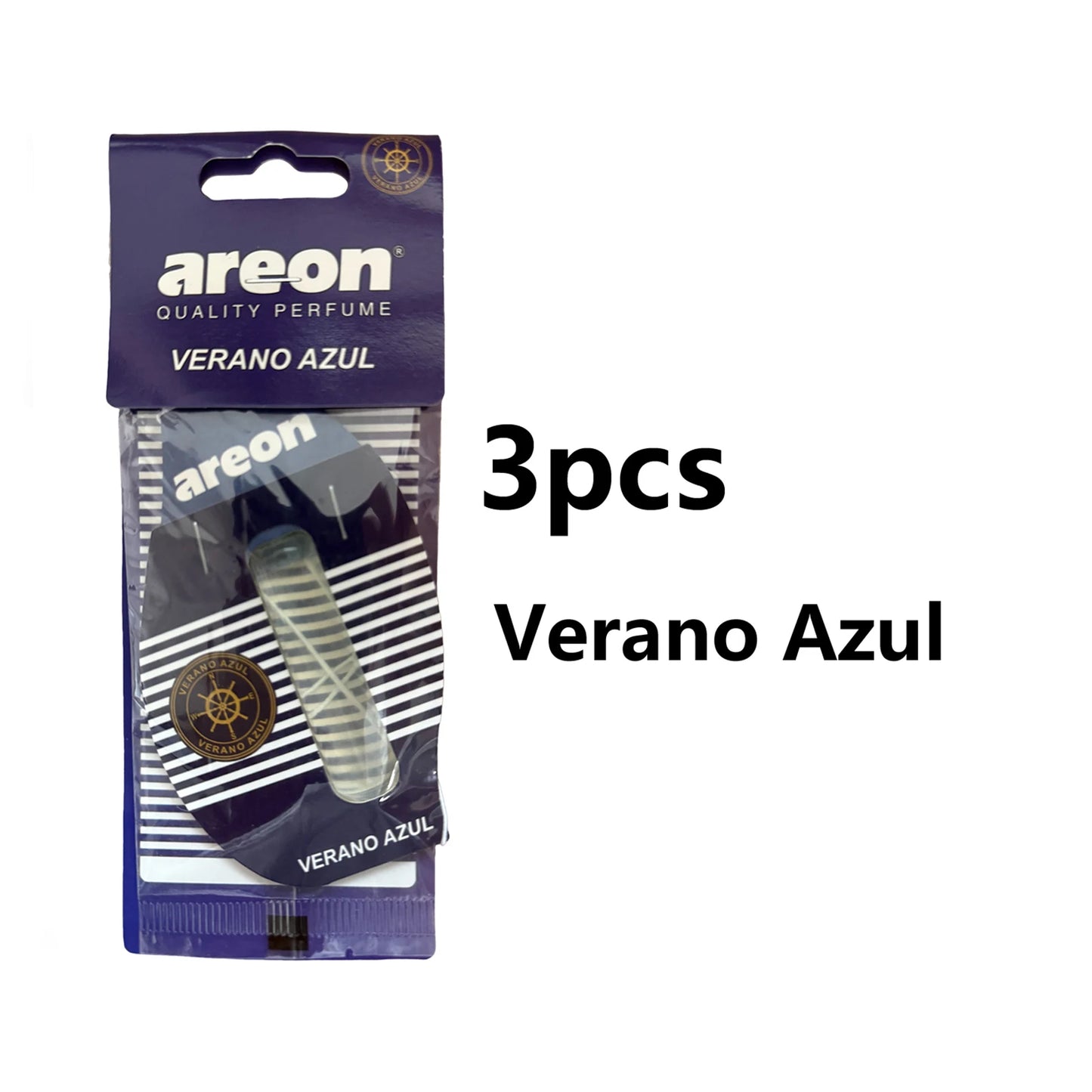 areon 3-18pcs Car Air Freshener Natural Tea Fragrance Vehicle-mounted Hanging Vanilla Scent Water Drop-shaped Car Interior