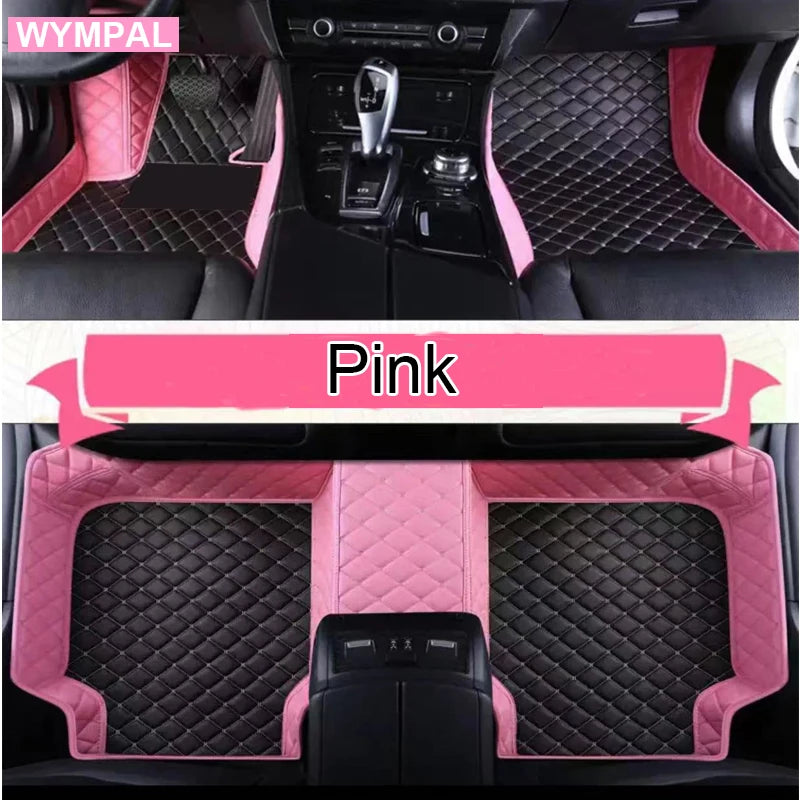 Car Floor Mats For VW Golf 4 MK4 1998 1999 2000 2001 2002 2003 car Accessories Leather Carpets Rugs Foot Pads