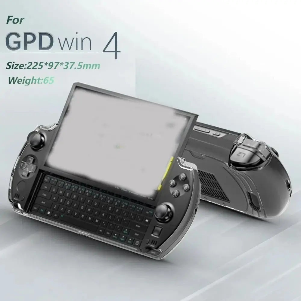 Replacement Shockproof Protective Case Soft Solid Color Console Protection Shell Transparent Console Case for GPD Win 4