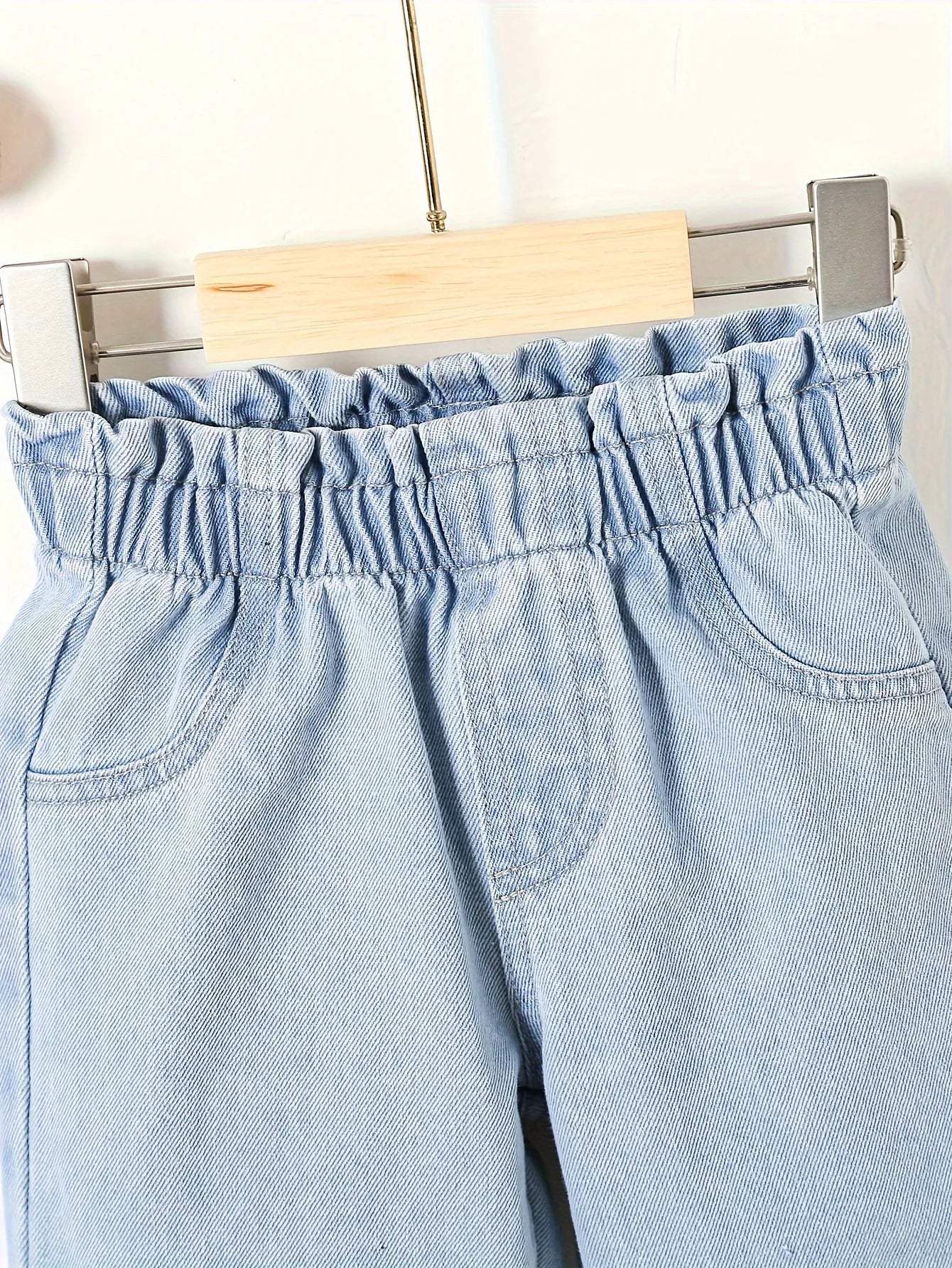 Girl Jeans Directional Development Girls Tapered Jeans Fashionable Loose Casual Style Spring and Summer Clothing