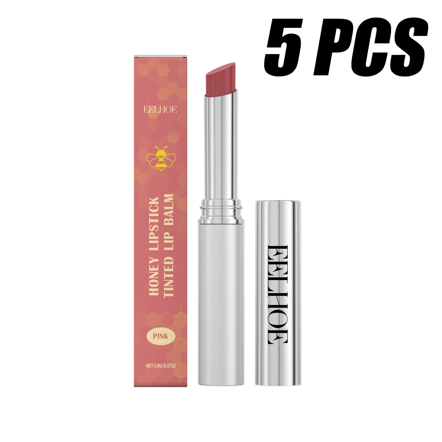 Pink Moisturizing Honey Lipstick Deep Moisturizing Restore Lip Elasticity Prevent Chapped Lips Hydrating Dryness Care Lip Balm