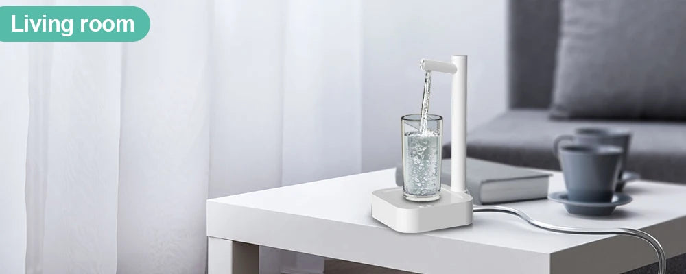 Electric Water Gallon Pump Automatic Water Dispenser Pump 19 Liters Desktop Portable Water Pump Bottle Barrel T30 Rechargeable