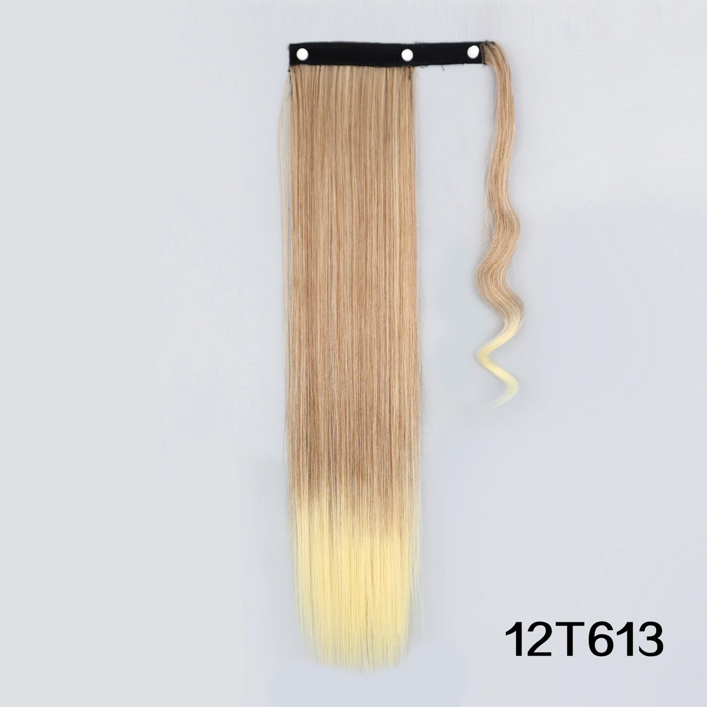 MERISIHAIR Synthetic 22 34 inches Long Straight Ponytail Extensions Heat Resisting Ponytail Brown Blonde Hair Women