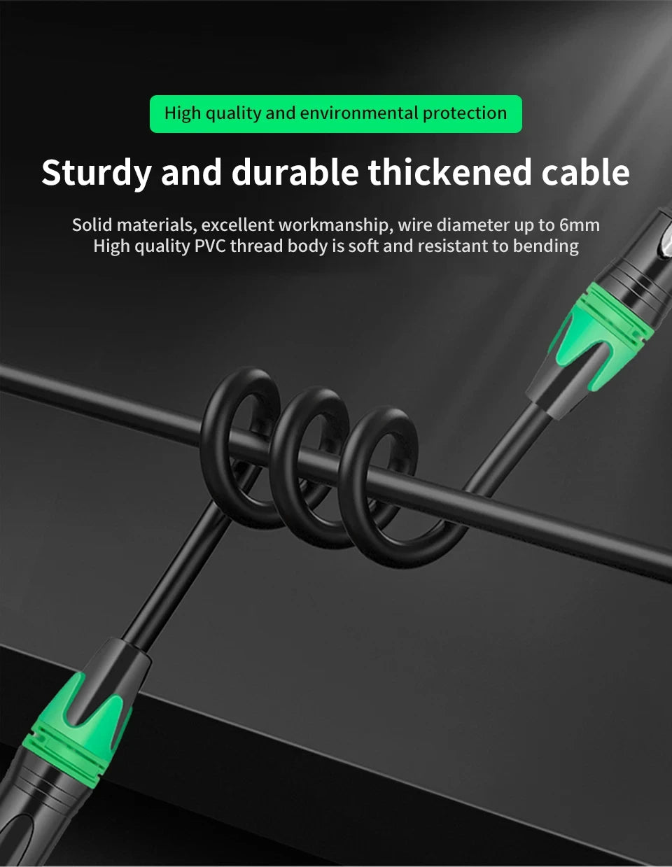 XLR Male to XLR Female Cable For Professional Recording Extension Line Balanced XLR Mixer Speaker Amplifier Live Microphone Line