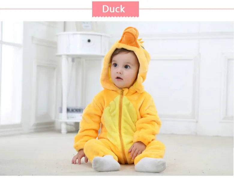 Baby Kigurumi Dragon Cow Monkey Animal Cosplay Costume Baby Girl Pajamas Winter Plush Jumpsuit for Toddler Boys 1 to 2 3 4 Years